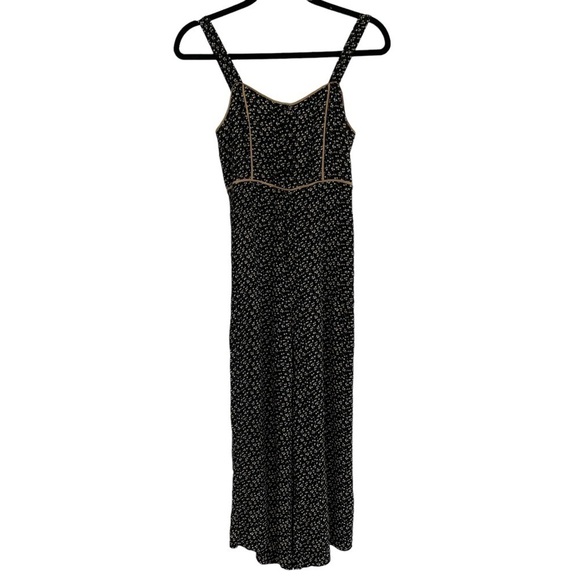 Madewell Button-Front Wide-Leg Jumpsuit in Playground Posies, Size 00 - Picture 5 of 13